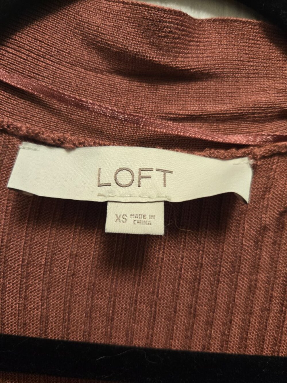 Loft Long Ribbed Cardigan - Picture 3 of 4